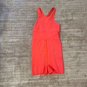 FP Movement by Free People Vibrant Coral Romper